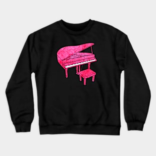 Pink Piano Crewneck Sweatshirt